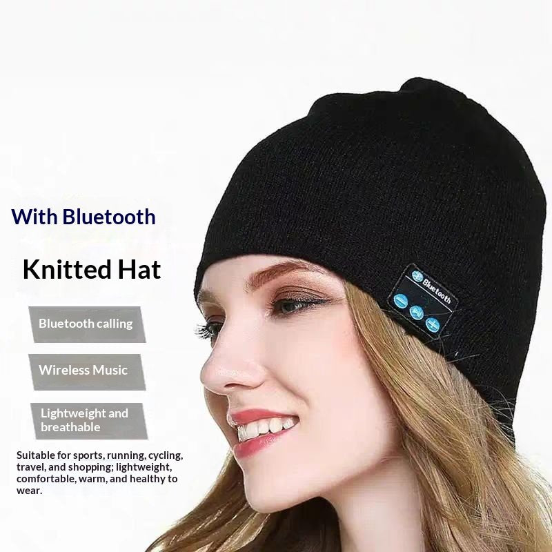 Winter Knitted Hats for Women - Solid Color, Hip-Hop Style