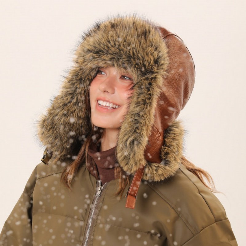 Warm Women's Cycling Ear Protecting Hat