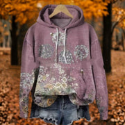 Cozy Digital 3D Printed Hoodie for Women