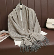 Warm Tassel Shawl