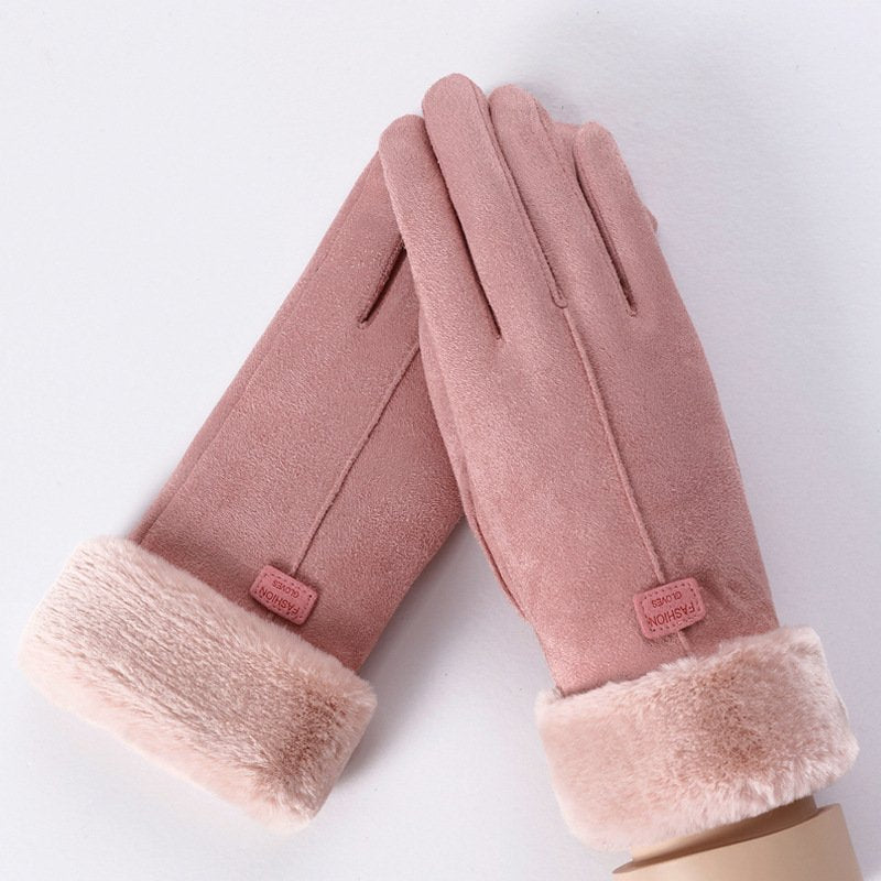 Warm Touchscreen Gloves for Women Cyclists