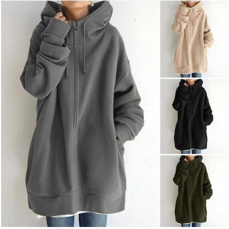 Korean-Style Loose Casual Cardigan Trendy Sporty Jacket