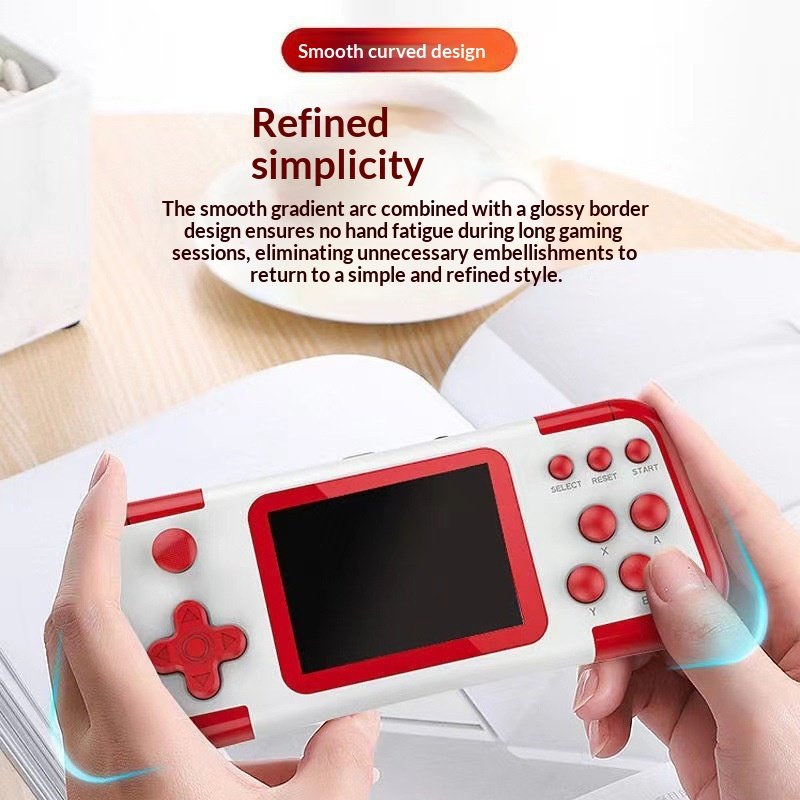 Dual-Player Mini Game Console for Retro Gaming Fun