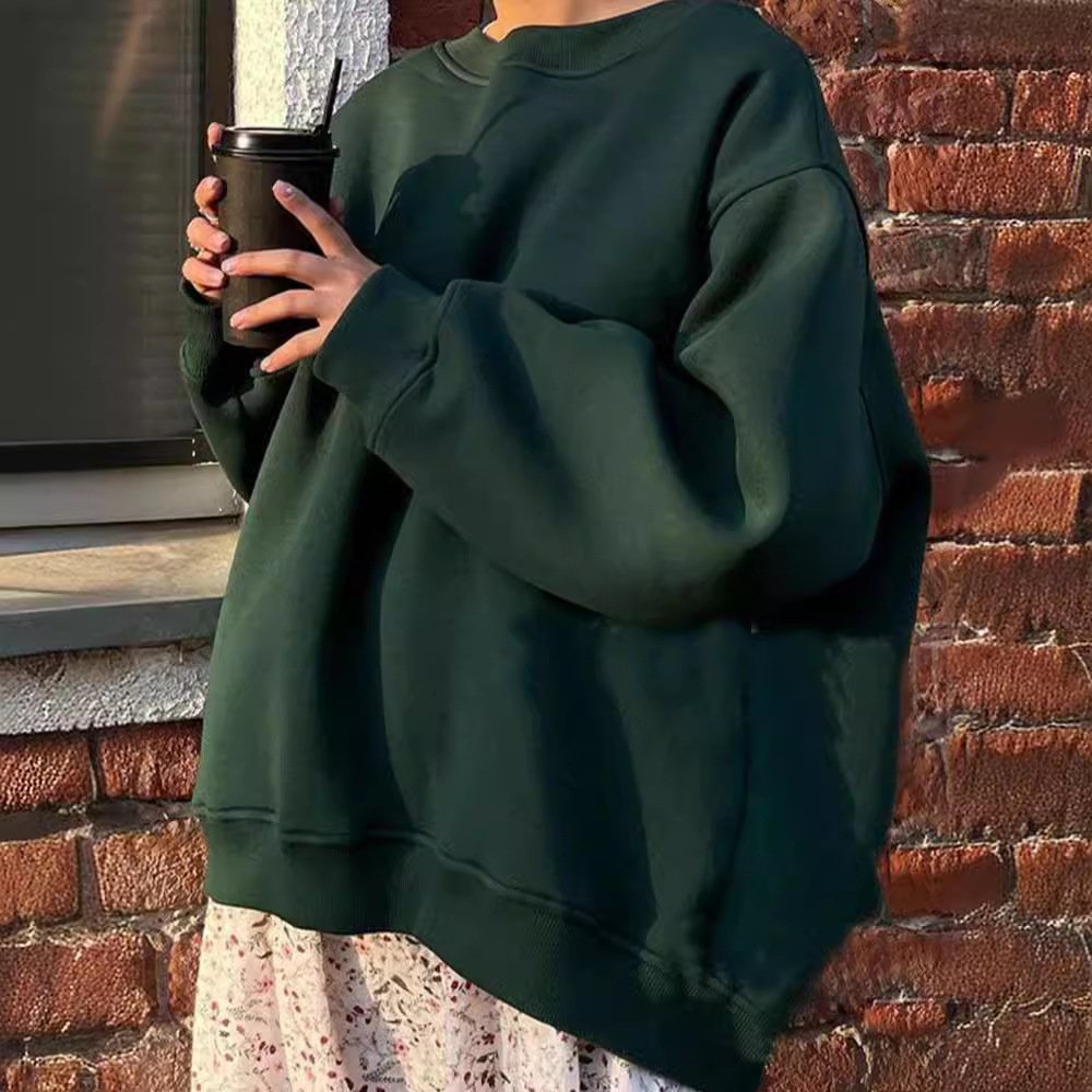 Cozy Crew-neck Hoodie for Women