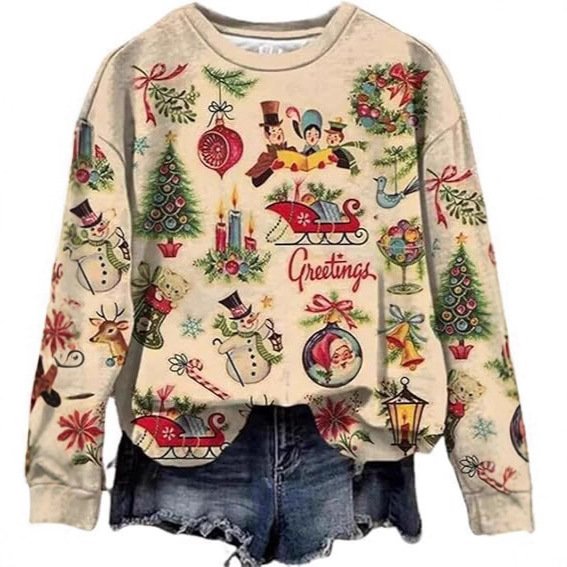 Chic Floral Print Casual Long-Sleeve Streetwear Tee
