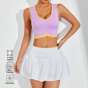 Women's Sports Tank Top with Sleek Back Design and Supportive Straps