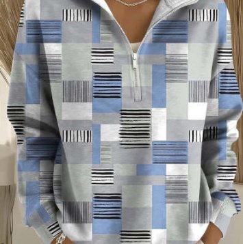 Cozy Half Zip Pullover Hoodie for Women