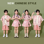 Chinese Style Unisex Kids' Outfit Set
