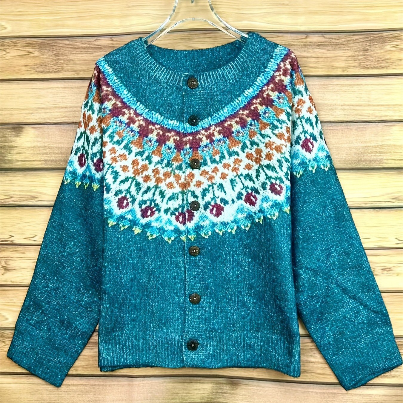 Custom Photo Digital Print Long-Sleeve Top