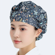 Versatile Floral Chef's Hat for Kitchen & Outdoor Use