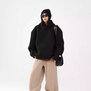 Relaxed Fit Hoodie for Women - Streetwear Style