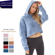 Cozy Women's Long Sleeve Fleece Hoodie for Outdoor Activities