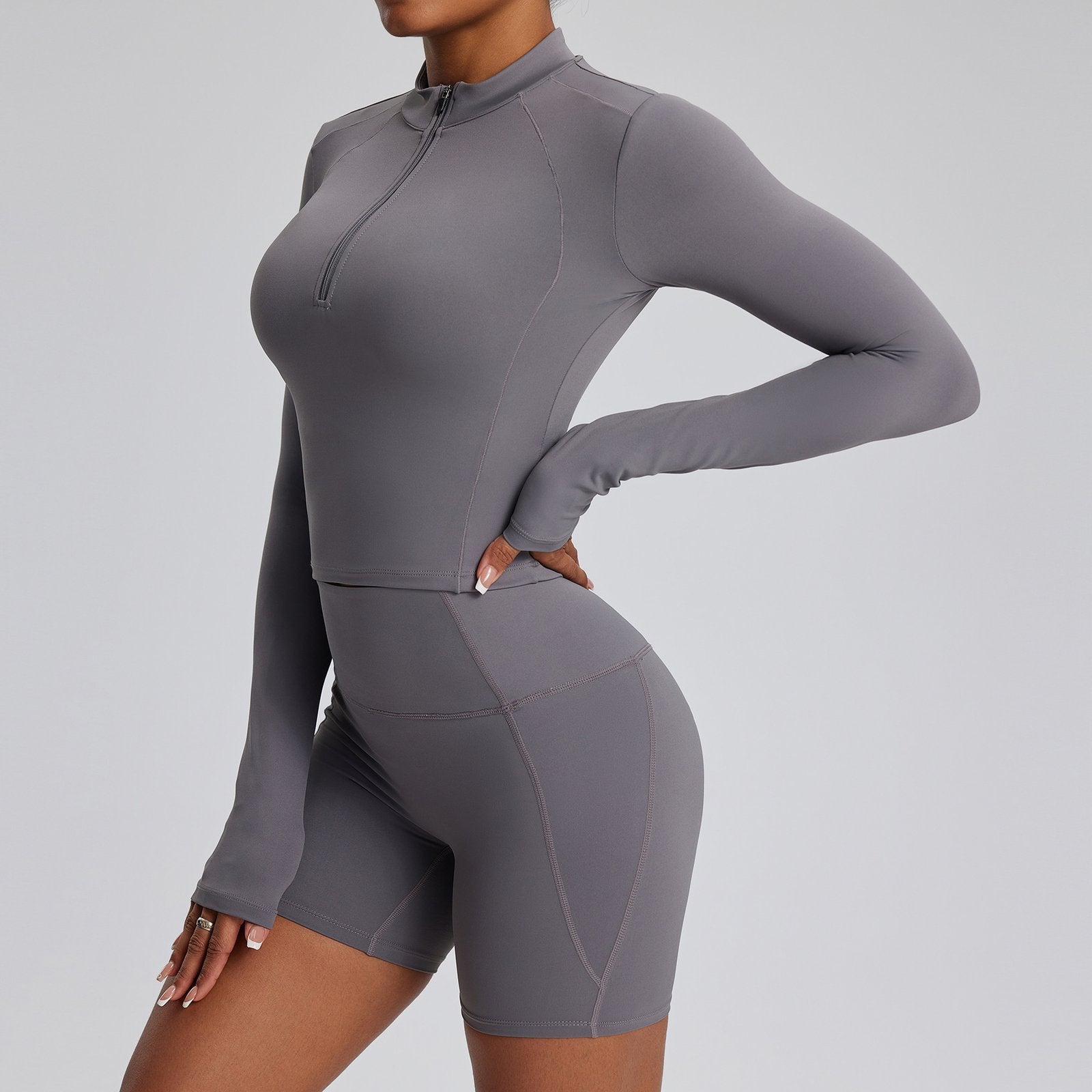 Women's Quick-Dry Long-Sleeve Yoga Top