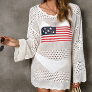 Retro Long Sleeve Women's Fashion Top