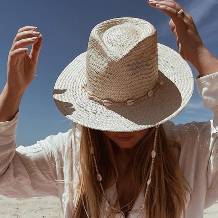 Summer Sun Hat for Women - Beige, Black, White, Khaki