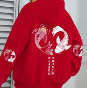 Japanese Print Women's Long Sleeve Sweatshirt
