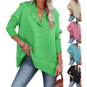 Loose Casual Batwing Hoodie for Women