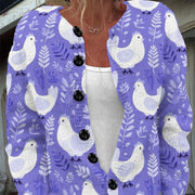 Custom Photo Digital Print Long-Sleeve Top