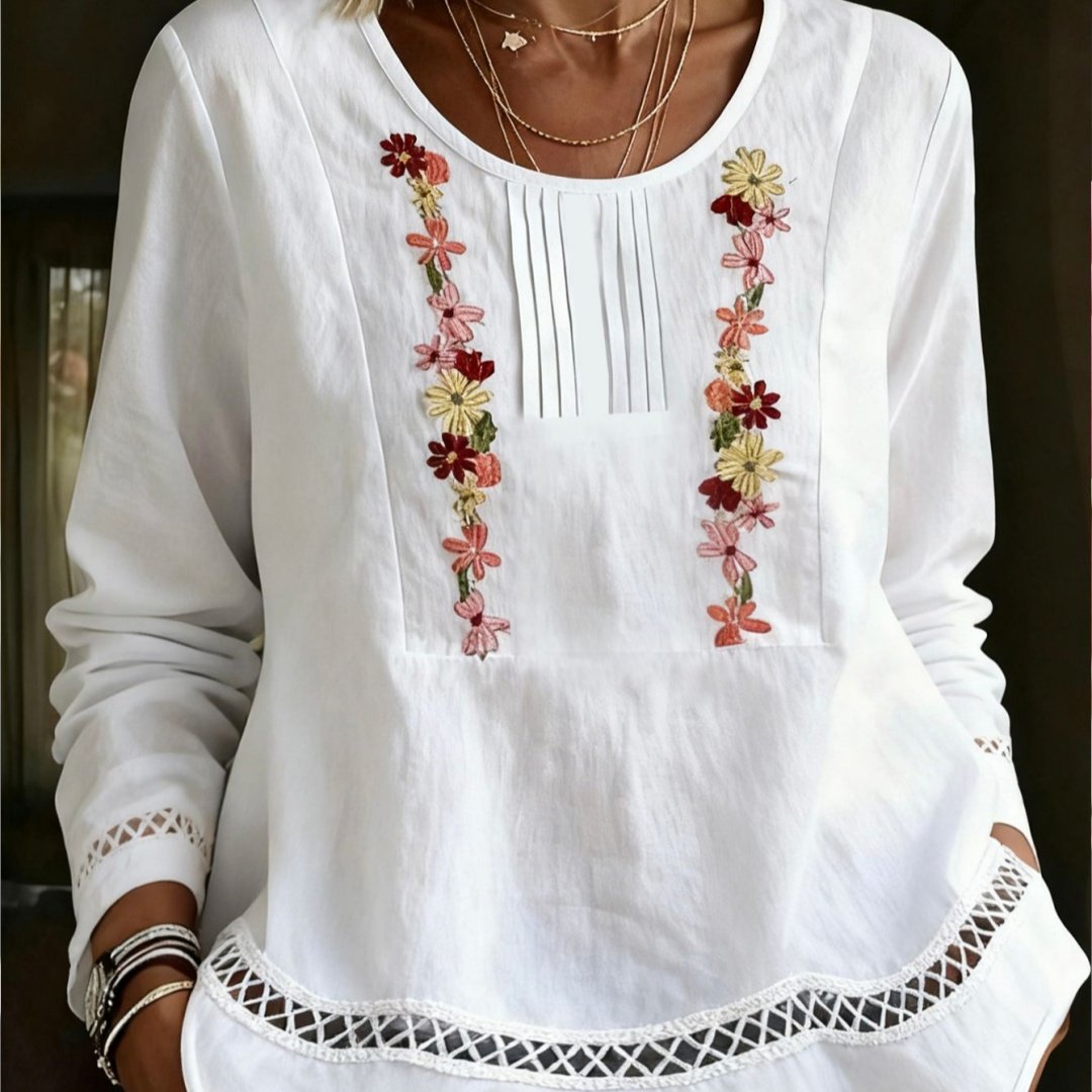 Chic Minimalist Long Sleeve Casual Top