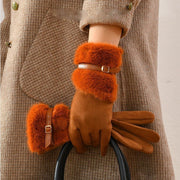 Warm Touchscreen Gloves with Fleece Lining for Winter