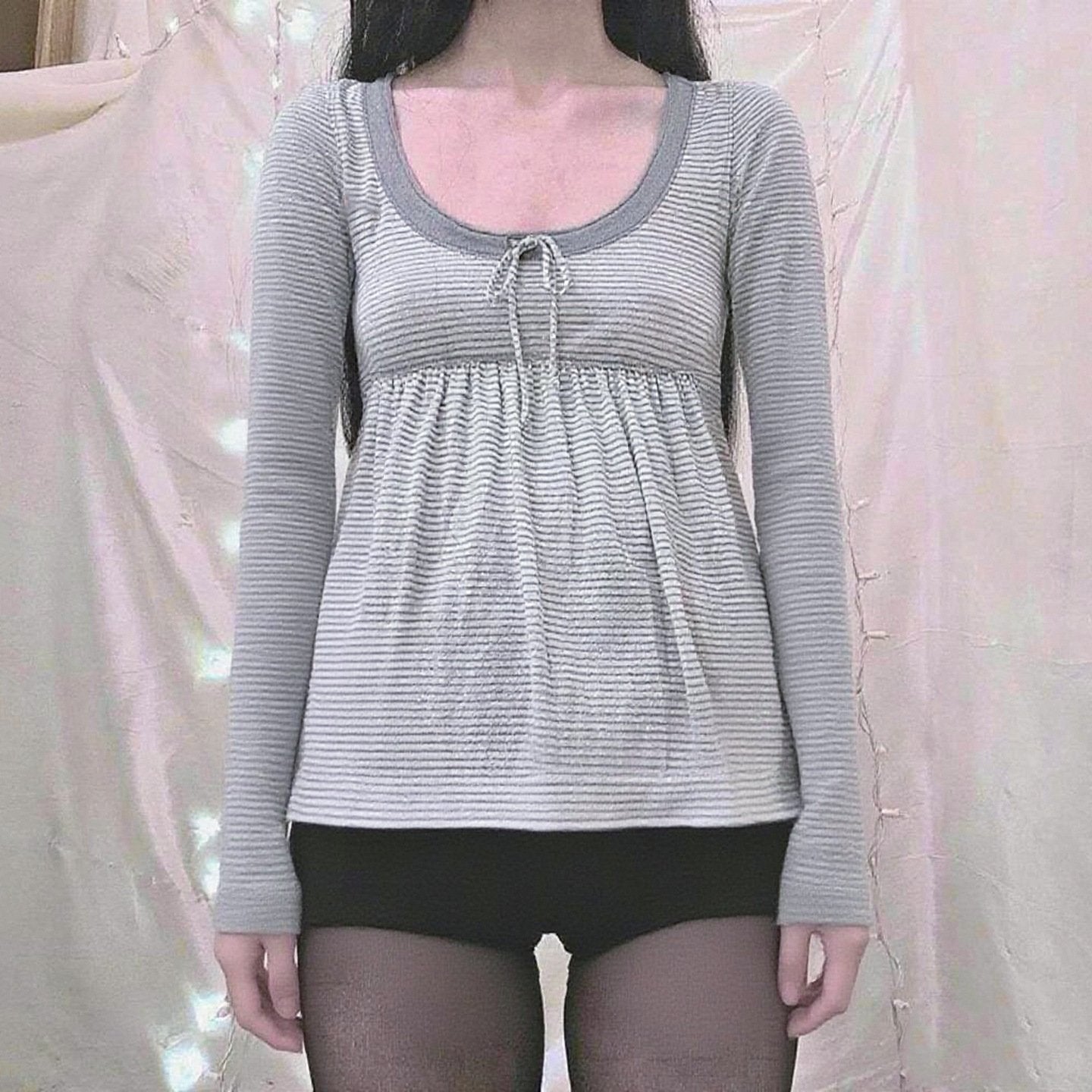 Minimalist Slim Fit Women's Long Sleeve Top