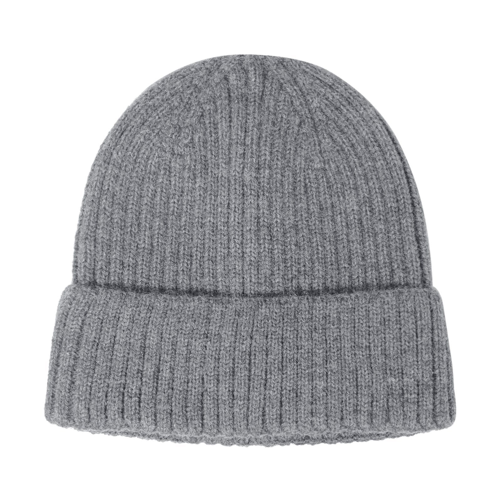 Soft Knitted Beanie Hooded Wool Hat for Women