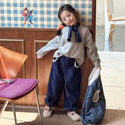 Corduroy Baby Straight-Leg Pants for Girls