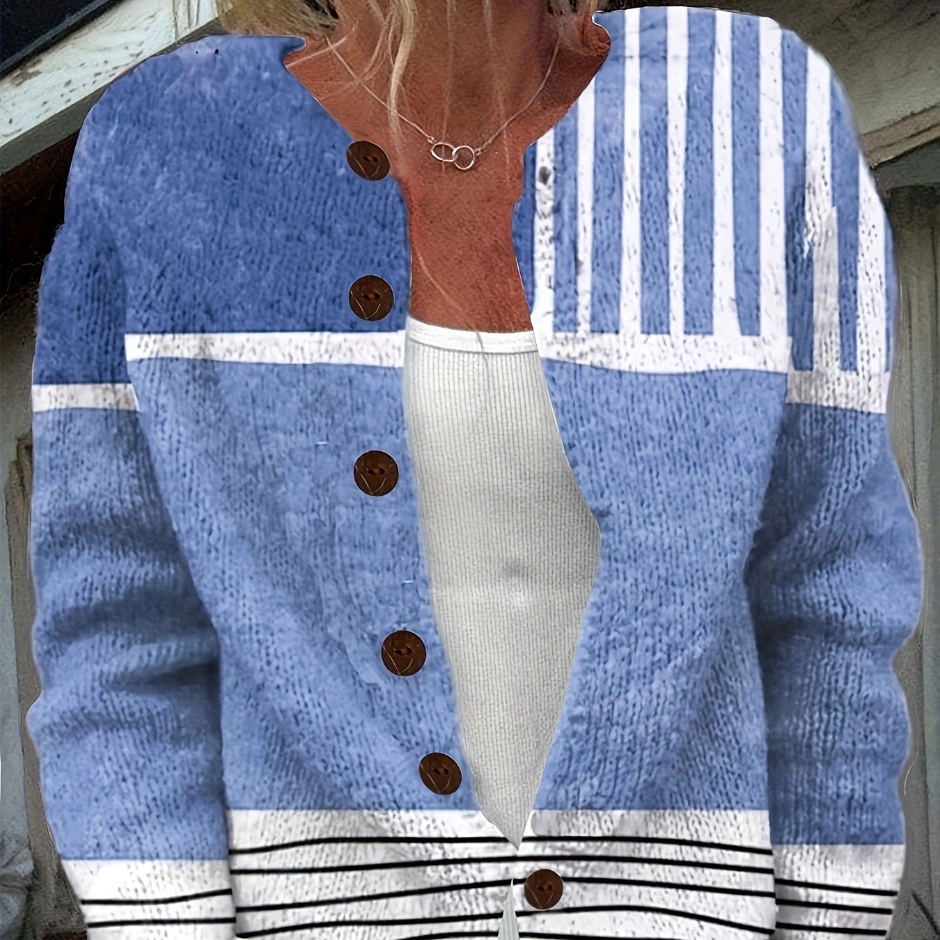 Custom Photo Digital Print Long-Sleeve Top