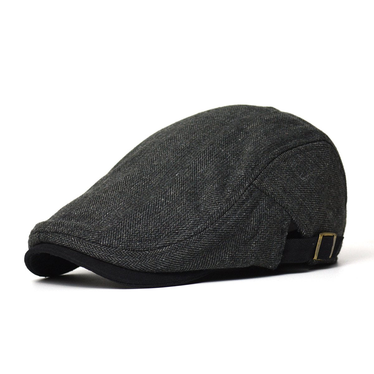 Men's Fleece-Lined Beret for Winter Warmth