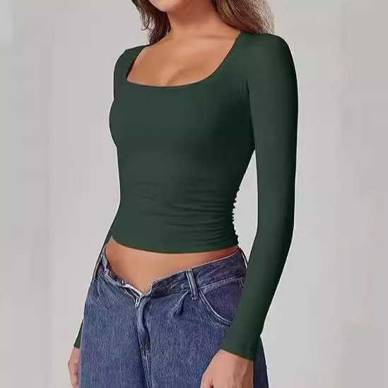 Y2K Slimming Long-Sleeve Streetwear Top for Women