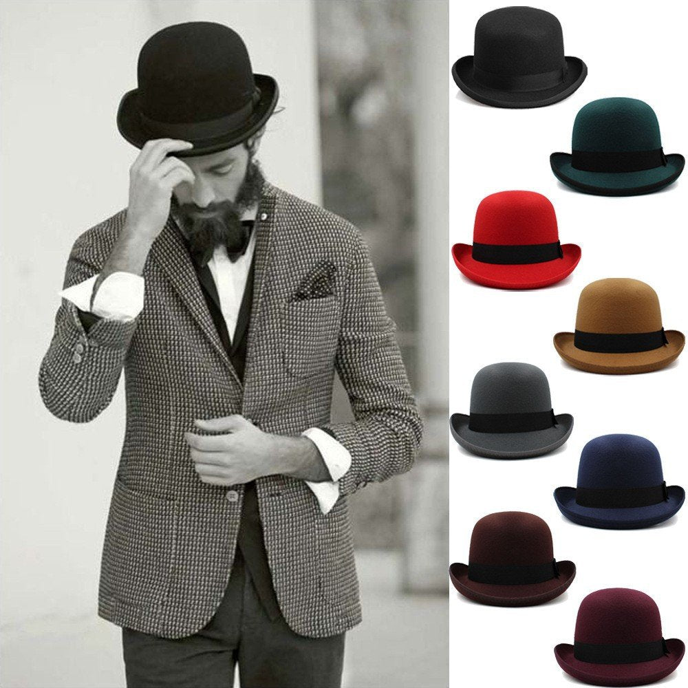 Classic British Wool Felt Hat for Men