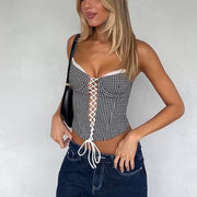 Sexy Plaid Camisole for Women