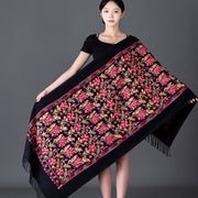 Stay Warm in Style with Elegant Embroidered Scarf