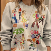 Custom Photo Print Digital Long-Sleeve Top