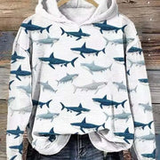 Women's Graphic Hoodie with Hood - Trendy Streetwear Style
