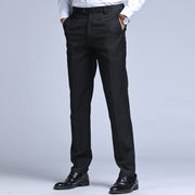 Men's Versatile Straight Leg Suit Pants for Work