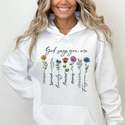 Unique Floral Hoodie for Women - Funny Gift Idea