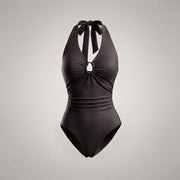 Sexy Deep V-Neck Sleeveless Bodysuit for Women