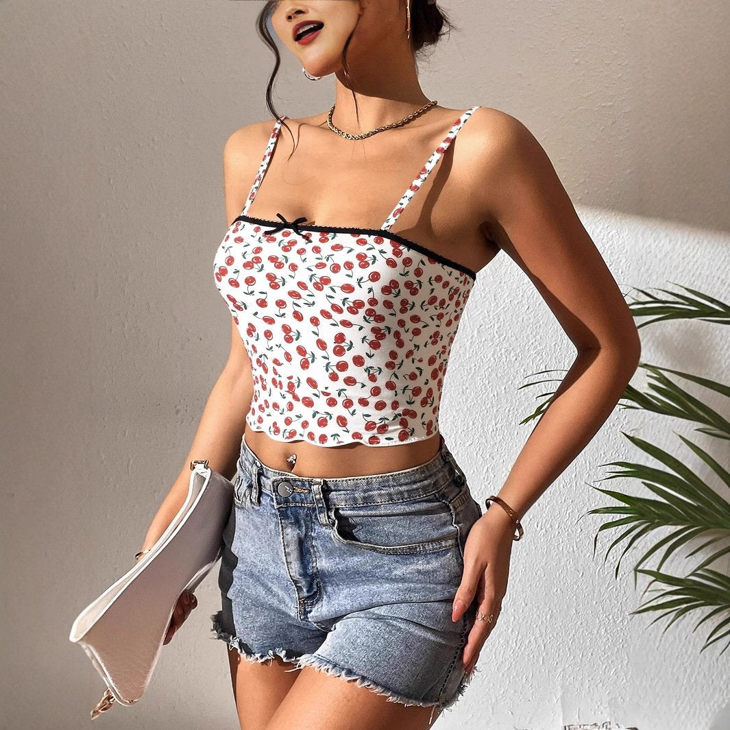 Women's Lace Trim Camisole Top