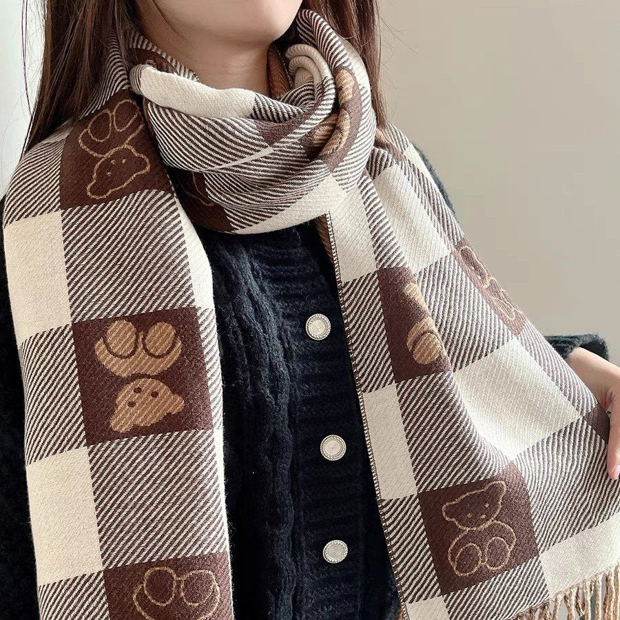 Warm Faux Cashmere Scarf