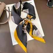 Add Elegance with Orange Silk Scarf for Women