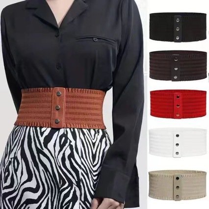 Elastic Lace Trim Waistband for Skirts