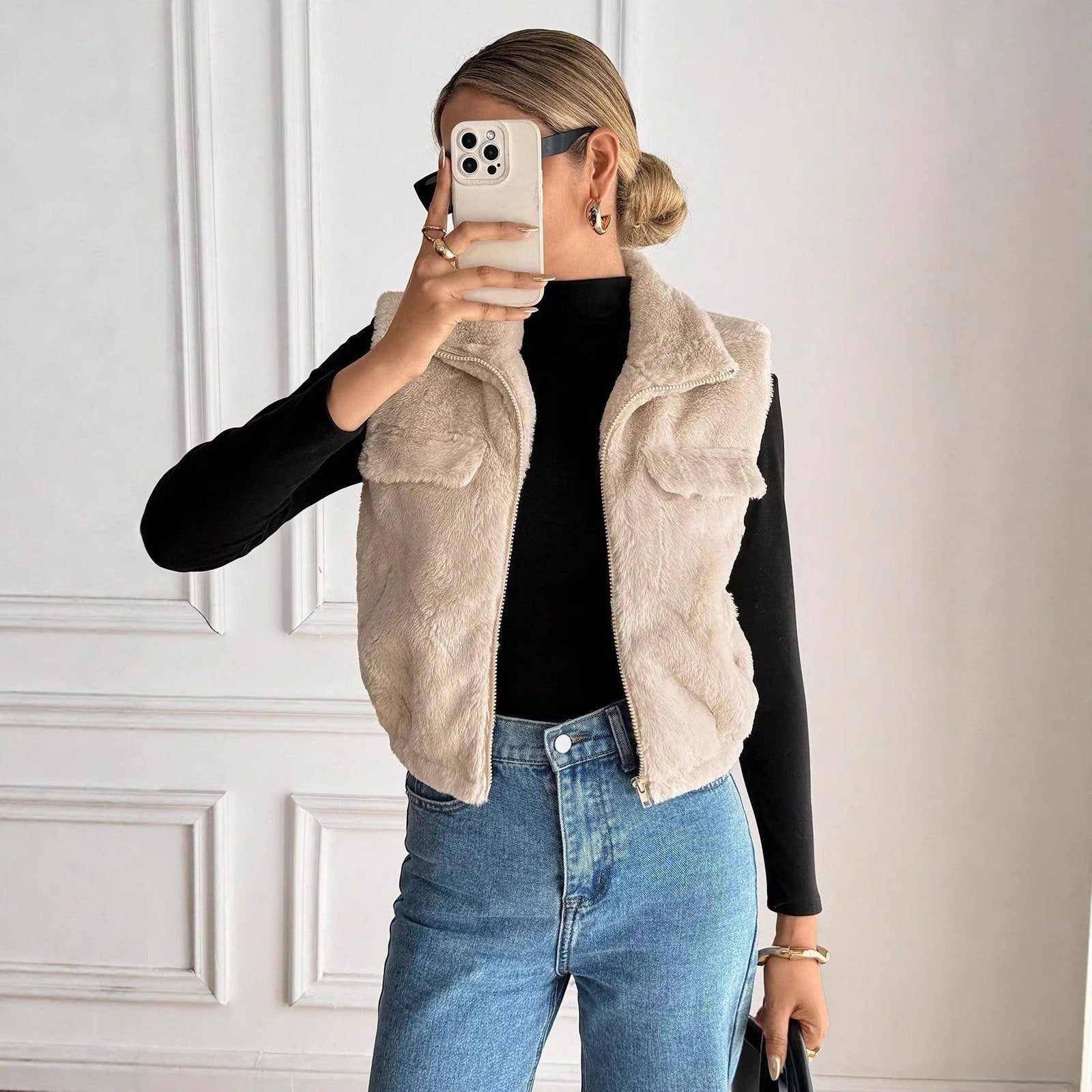 Women's Elegant Short Vest for Everyday Wear