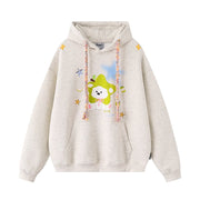 Cozy Starry Puppy Hoodie for Women