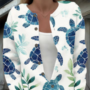 Custom Photo Print Long Sleeve Women's Digital Top