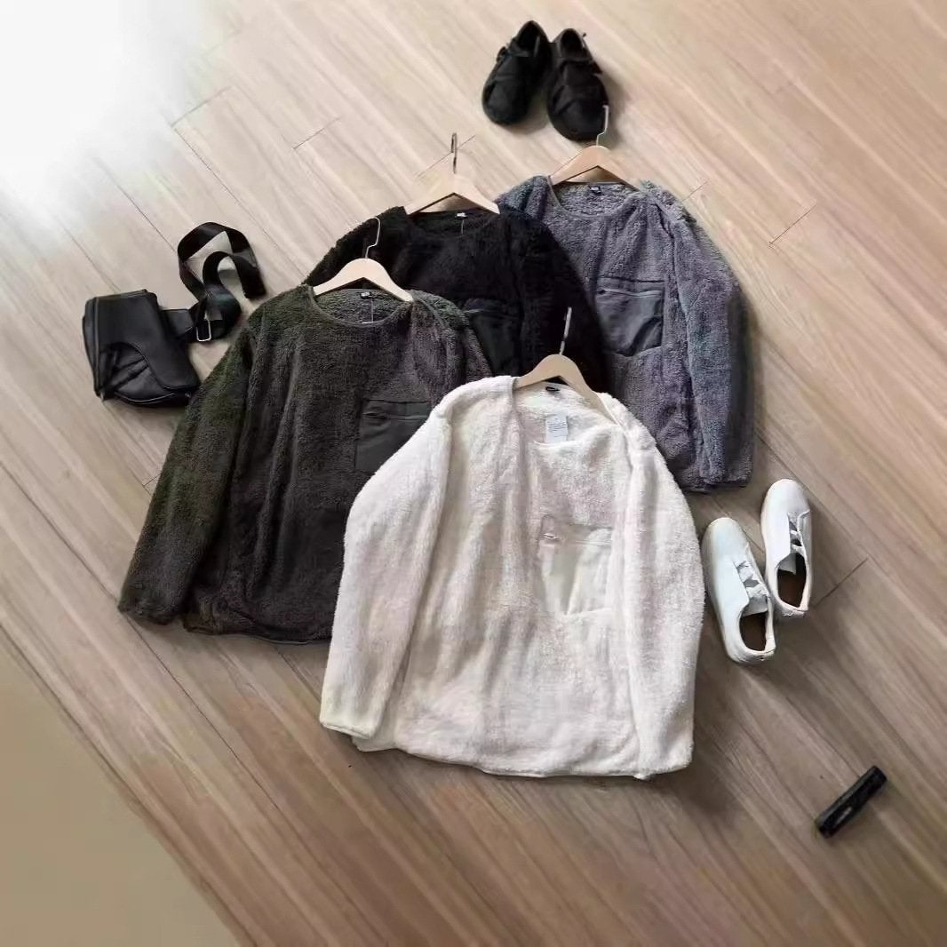 Cozy Long-Pile Fleece Pullover for Men & Women