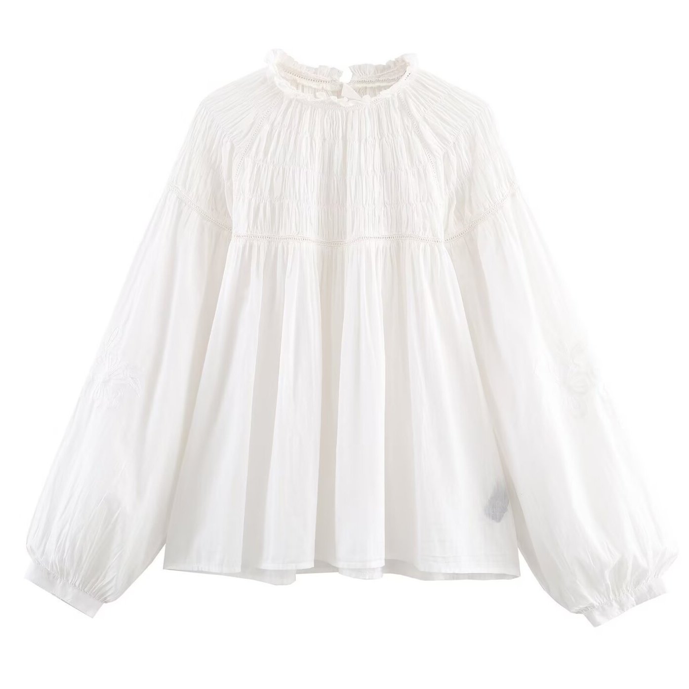 Womens Stylish Casual Lapel Top Long-Sleeve Shirt