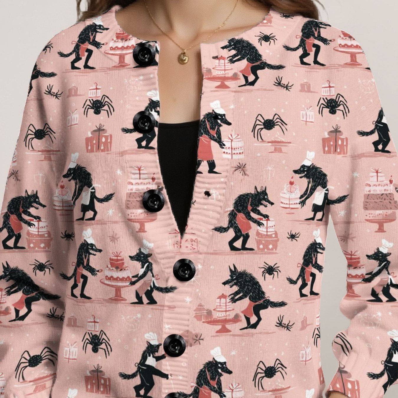 Custom Photo Print Long-Sleeve Women's Digital Top