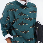 Custom Digital Photo Print Long-Sleeve Top