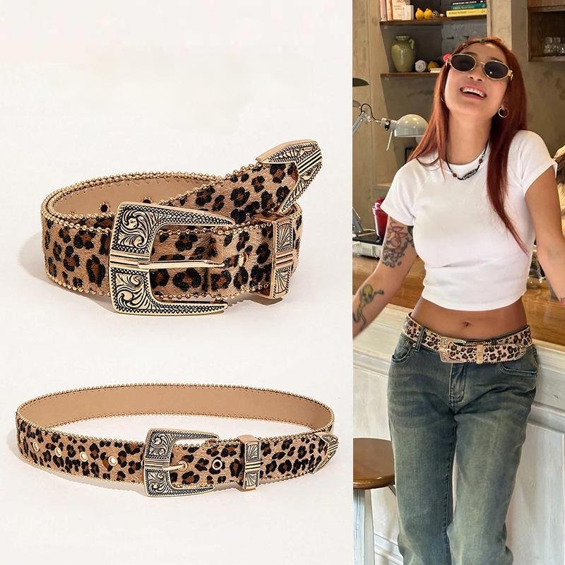 Add a Touch of Wild Style with Leopard Print Waist Belt